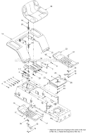 Page G Diagram and Parts List for 13AC650F000 2004 Yard Machines Lawn Tractor